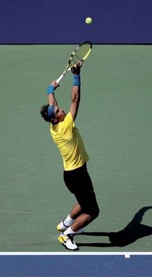 Rafa Nadal (current number one in ATP ranking)