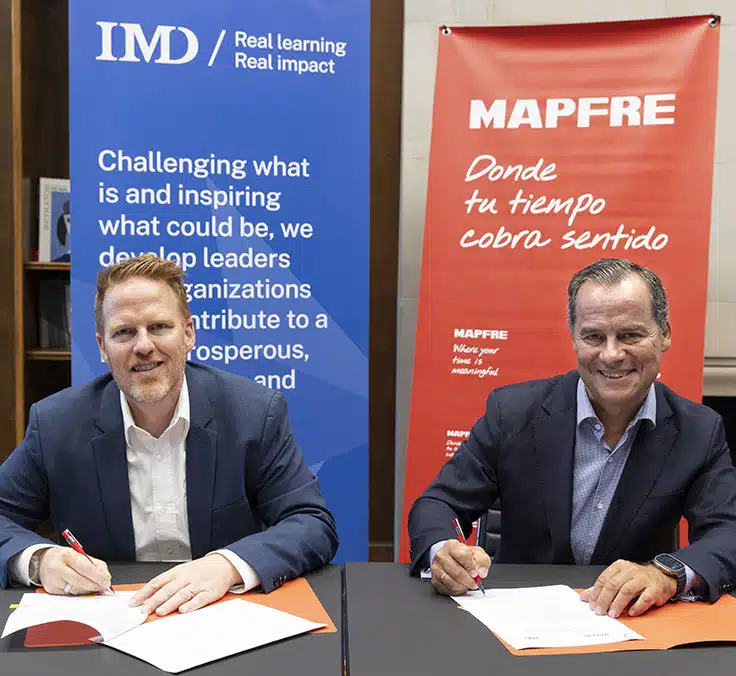 Mapfre e IMD firman un acuerdo de colaboración para impulsar la formación, el talento y la cultura del seguro