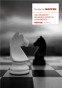 2022 Ranking of insurance groups in Latin America