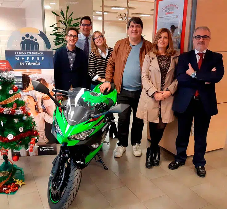 Mapfre Cuidamos tuMoto celebra sus 300.000 socios entregando un exclusivo premio por cuarto año consecutivo