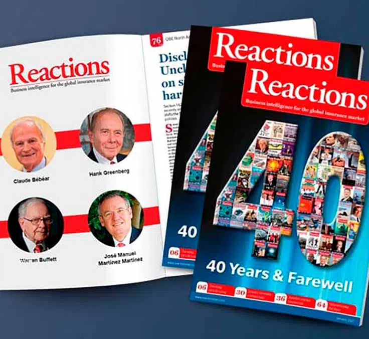 José Manuel Martínez foi incluído entre os 40 executivos mais influentes do setor de seguros nos últimos 40 anos pela revista Reactions