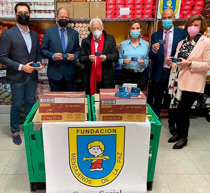 Mapfre entrega una donación de 4.000€ a Mensajeros de la Paz