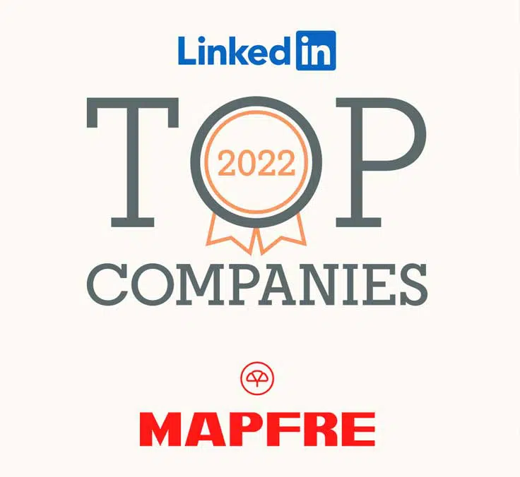 Mapfre en el Top 10 de mejores compañías para trabajar en España por segundo año consecutivo, según LinkedIn