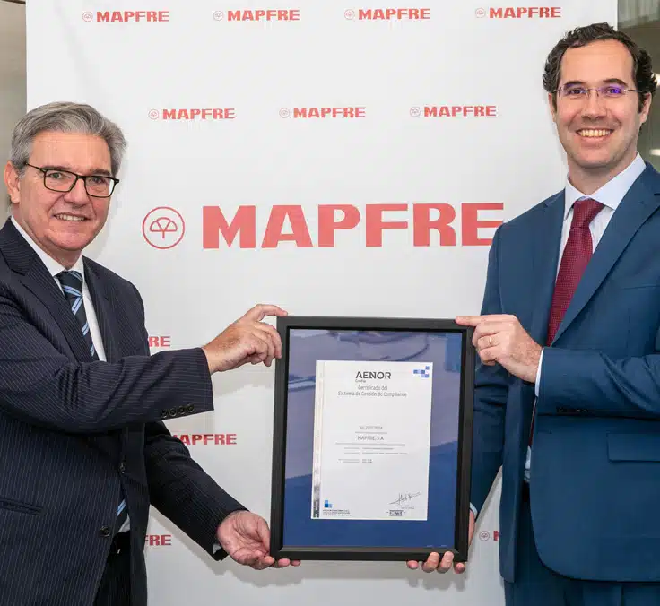 Mapfre, la primera entidad del sector asegurador con la certificación AENOR de Sistemas de Gestión de Compliance