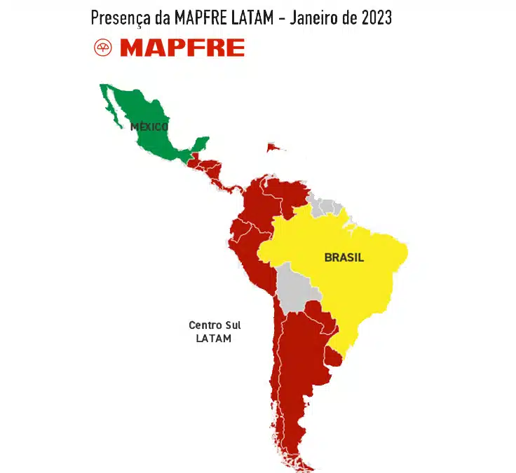 Reorganização da estrutura territorial de Mapfre Latam
