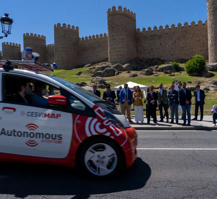 Primer viaje en ciudad del coche autónomo de CESVIMAP