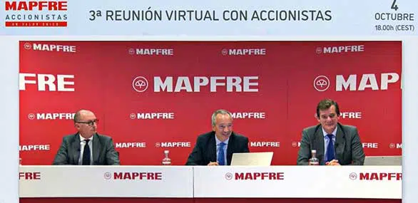 MAPFRE celebra su tercer encuentro virtual con accionistas