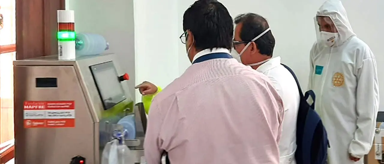 O Equador recebe protótipos de respiradores e equipamentos médicos no valor de mais de 256 mil euros