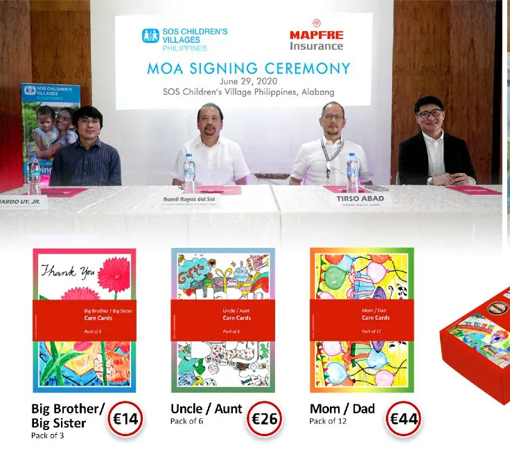 MAPFRE assina convênio com a Aldeias Infantis SOS nas Filipinas visando fortalecer a proteção infantil