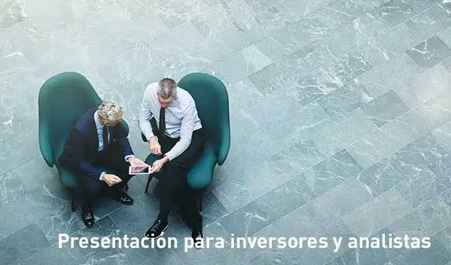 Presentación para inversores y analistas