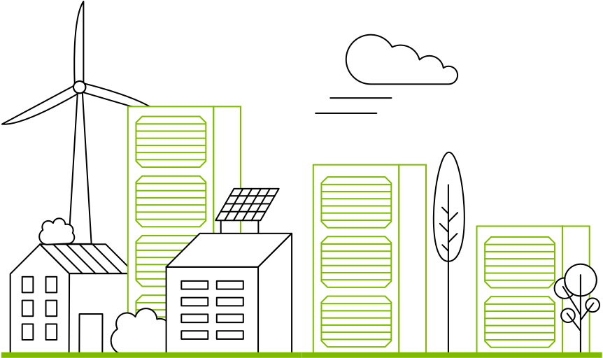 Armazém de energia em casas e PMEs