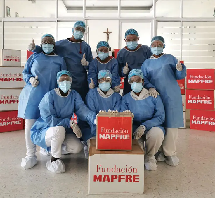 Fundación MAPFRE se vuelca en Colombia para dotar de material sanitario al principal hospital de la costa pacífica
